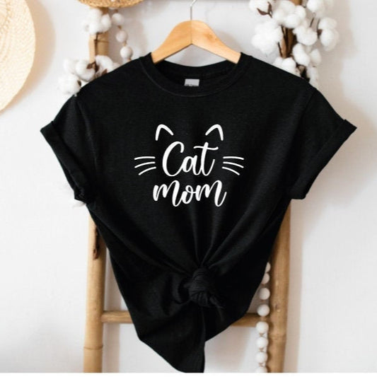Cat Mom Tee New V8