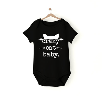 Crazy Cat Baby Onesie