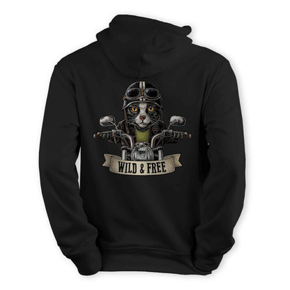 Biker Cat Hoodie V2