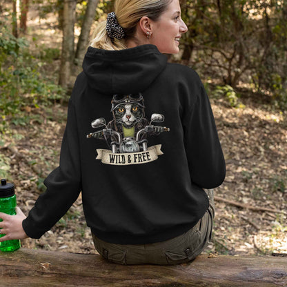 Biker Cat Hoodie V2
