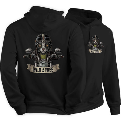 Biker Cat Hoodie V2
