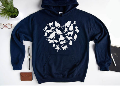 Cat Heart Sweatshirt V2