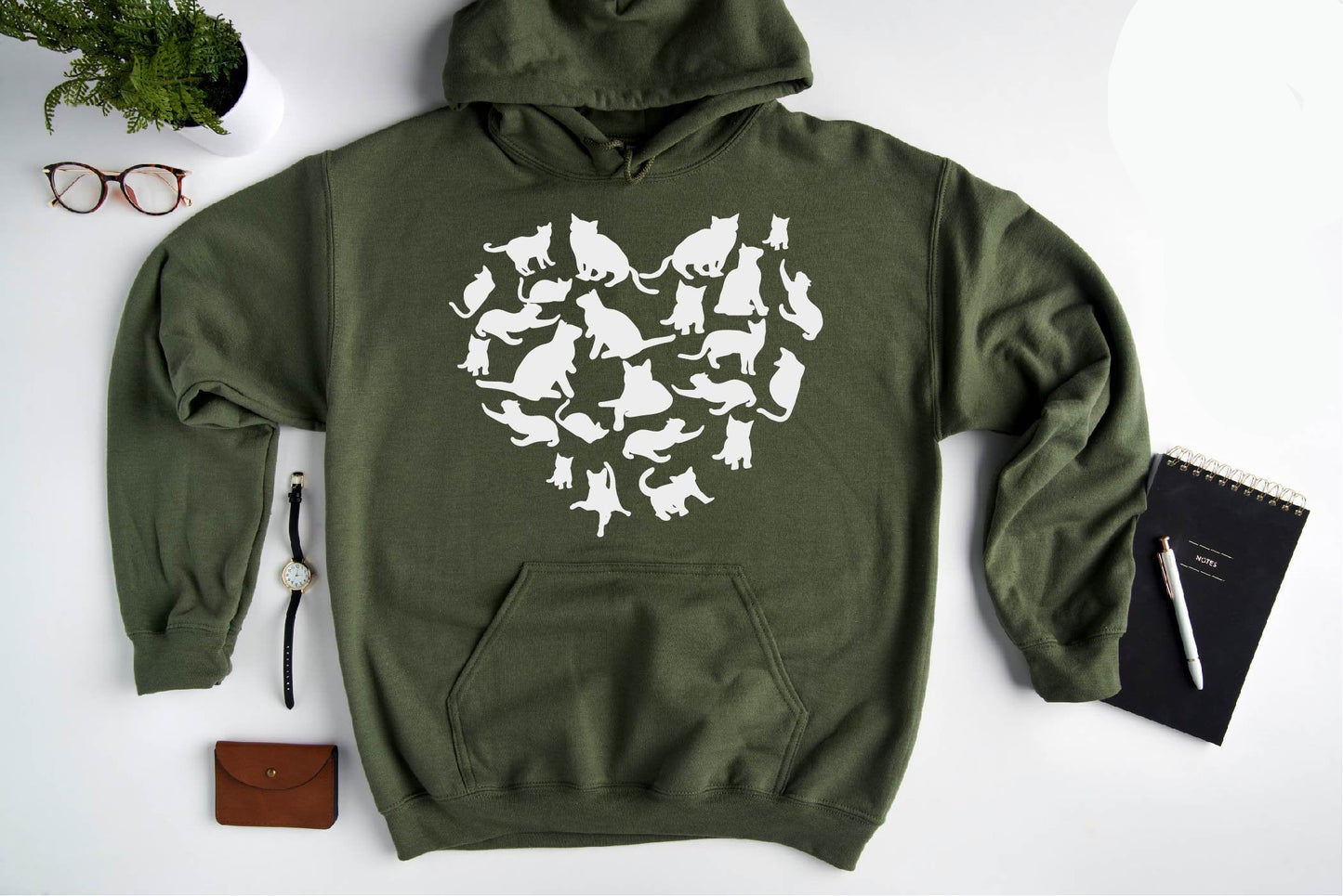 Cat Heart Sweatshirt V2