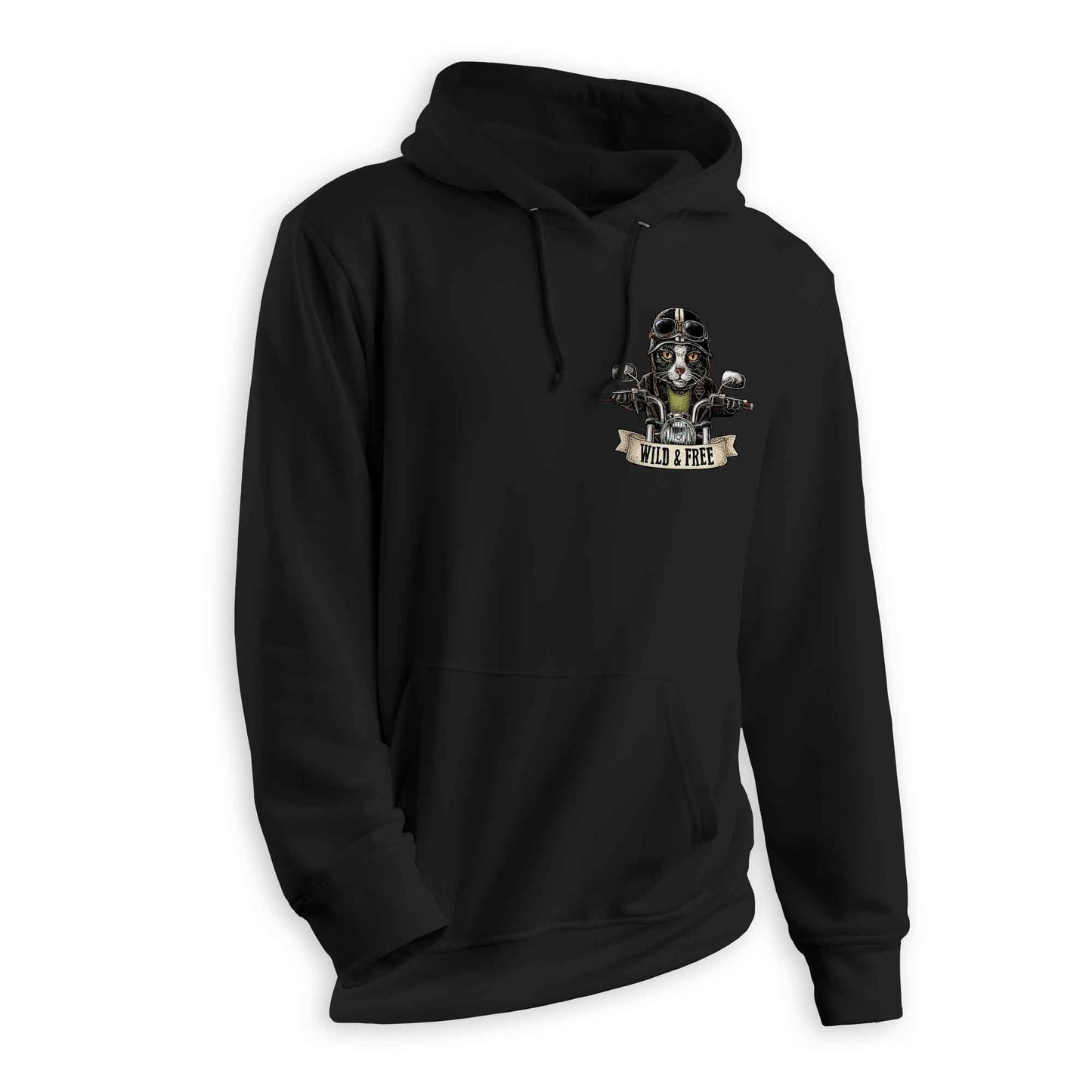 Biker Cat Hoodie V2
