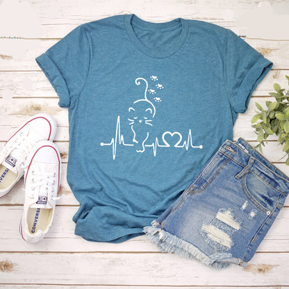 Cute Cat Tee V12