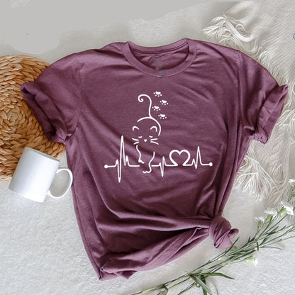 Cute Cat Tee V12