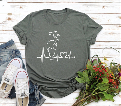 Cute Cat Tee V12