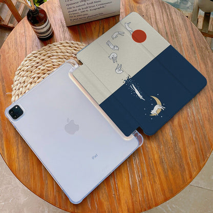 Cat Diving Ipad Case