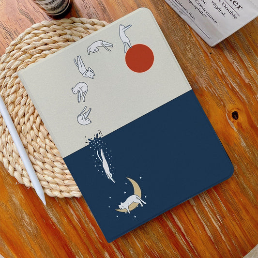 Cat Diving Ipad Case