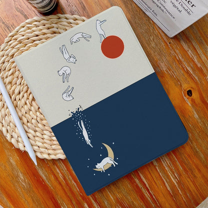Cat Diving Ipad Case