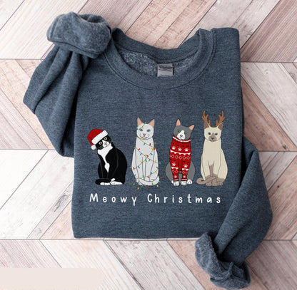 Meowy Christmas Sweater V18
