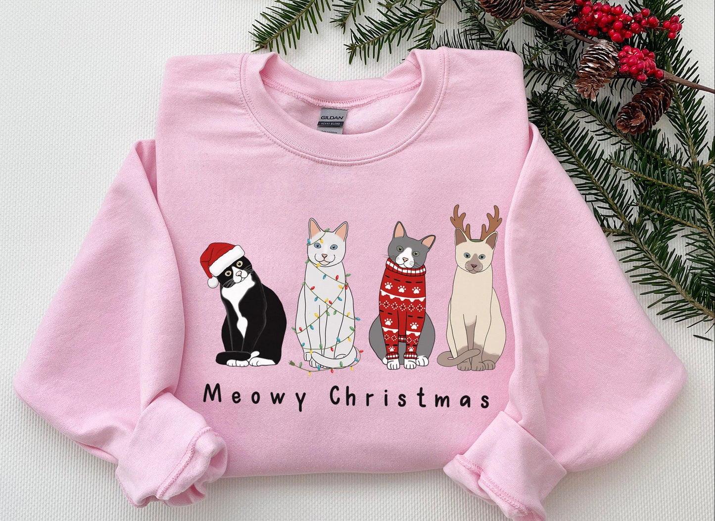 Meowy Christmas Sweater V18