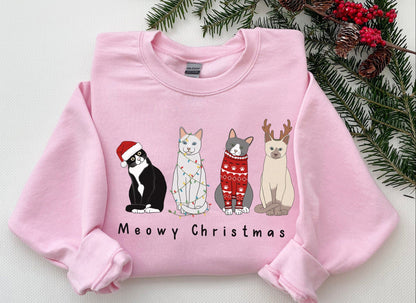 Meowy Christmas Sweater V18