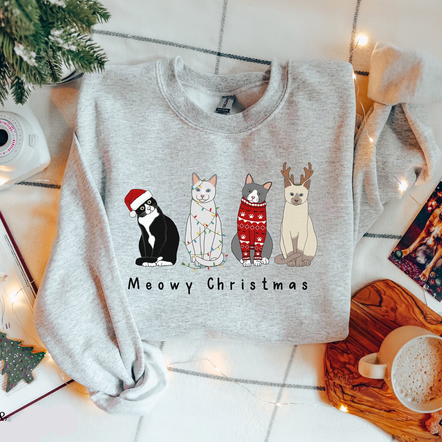 Meowy Christmas Sweater V18