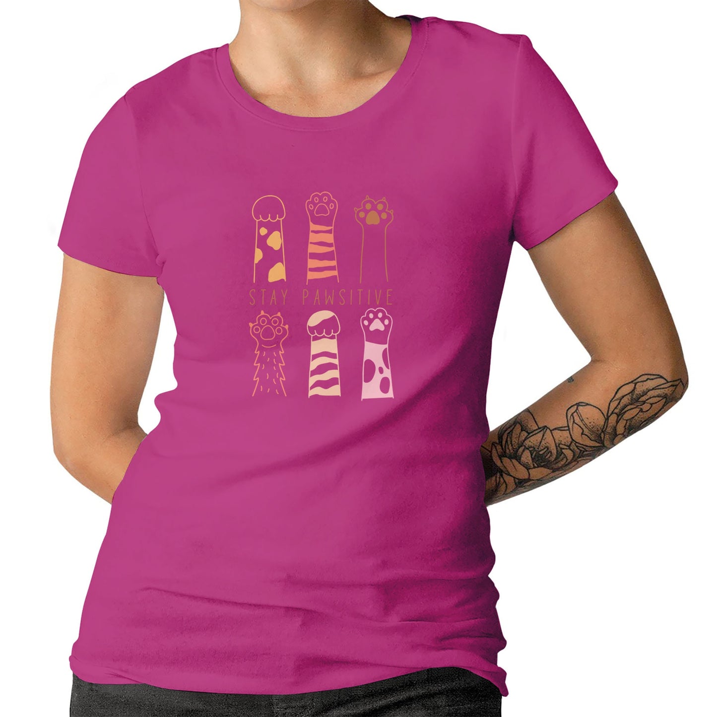 Stay Pawsitive Shirt V2