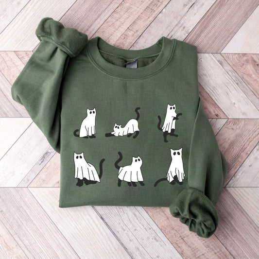 Ghost Cat Sweater