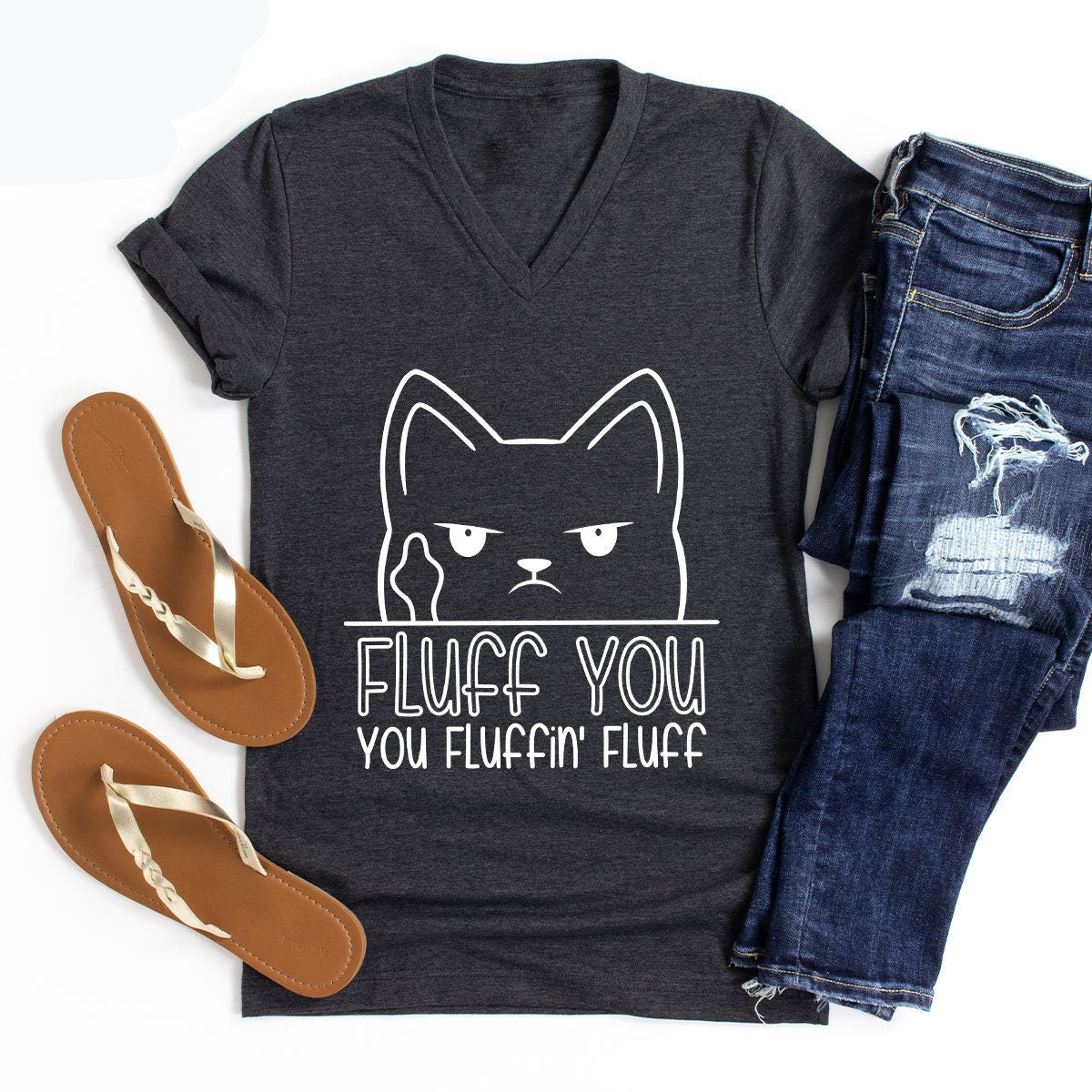 Fluff You Cat Tee New