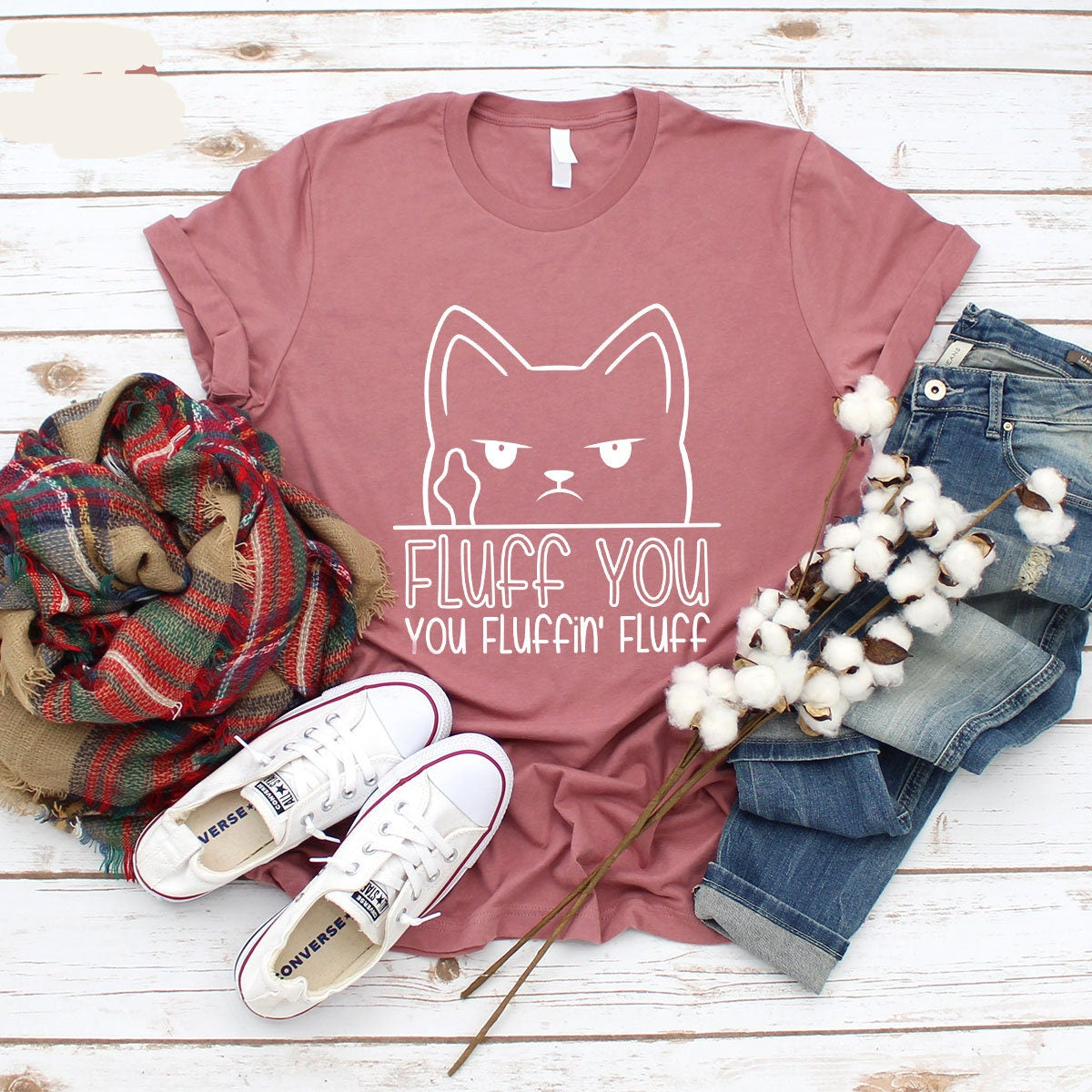 Fluff You Cat Tee New