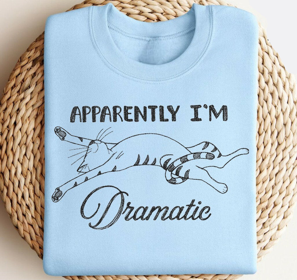 Apparently I'm Dramatic Cat Sweater