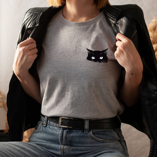 Peeking Cat Tee