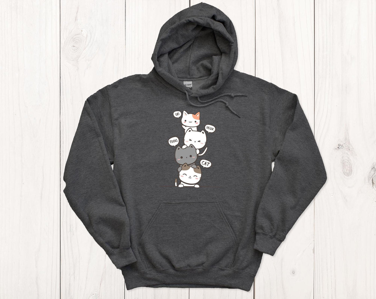 Un Deux Trois Cat Hoodie V6