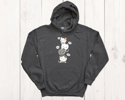 Un Deux Trois Cat Hoodie V6