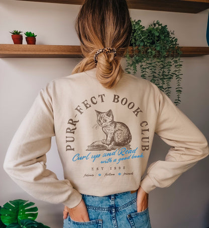 Purr-Fect Book Club Sweater