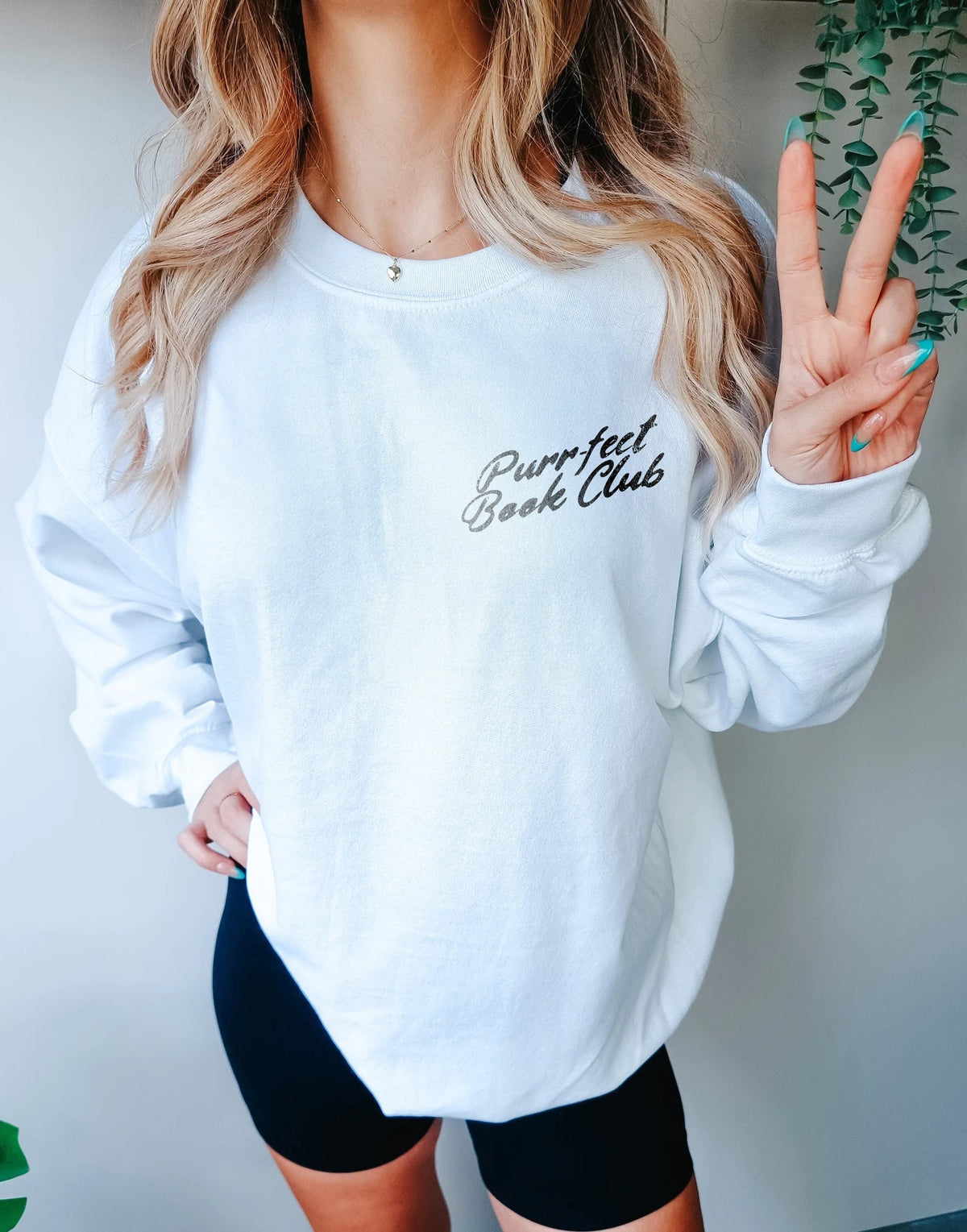 Purr-Fect Book Club Sweater