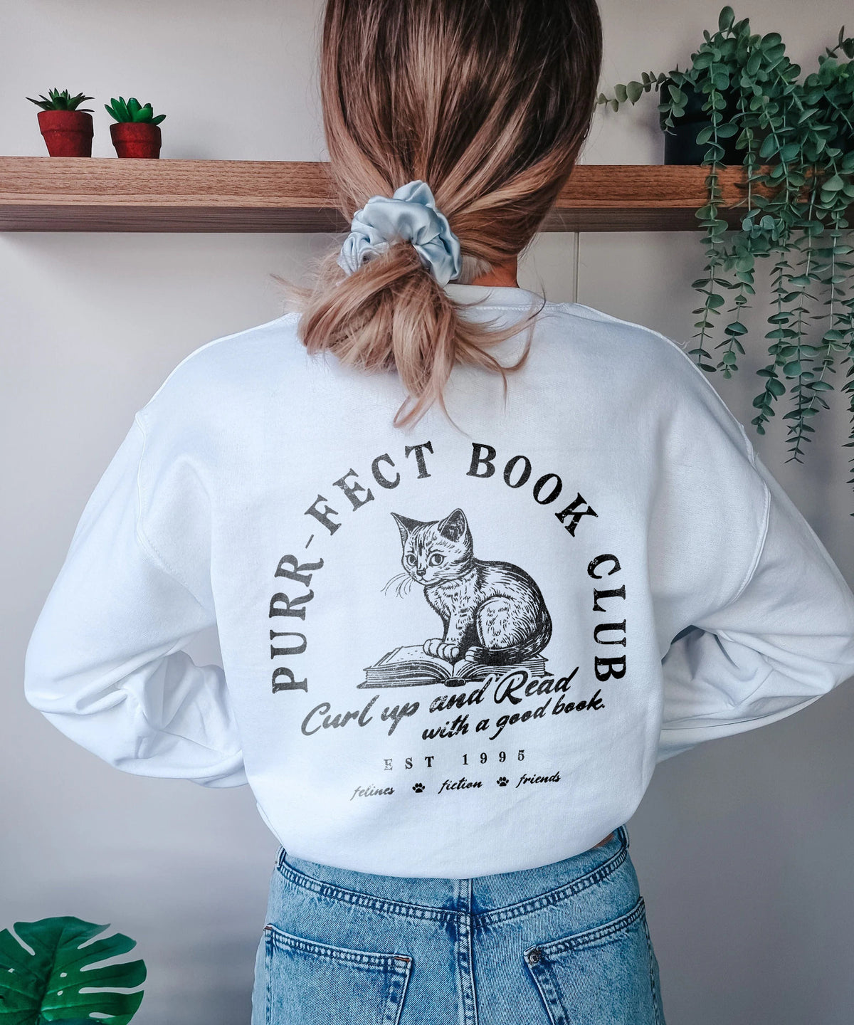 Purr-Fect Book Club Sweater