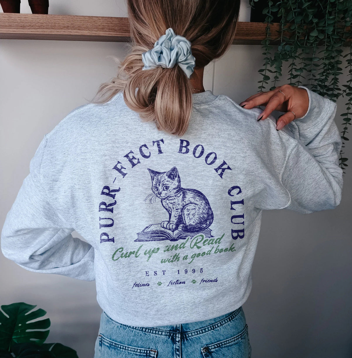 Purr-Fect Book Club Sweater