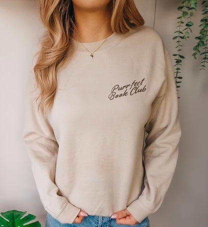 Purr-Fect Book Club Sweater