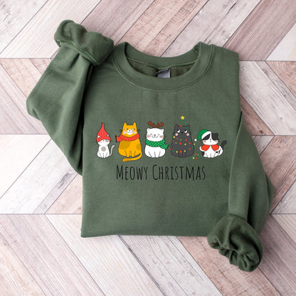 Meowy Christmas Sweater V8