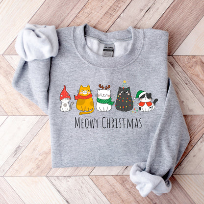 Meowy Christmas Sweater V8