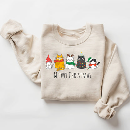 Meowy Christmas Sweater V8