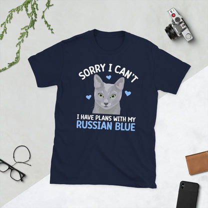 Russian Blue Cat Owner Tee