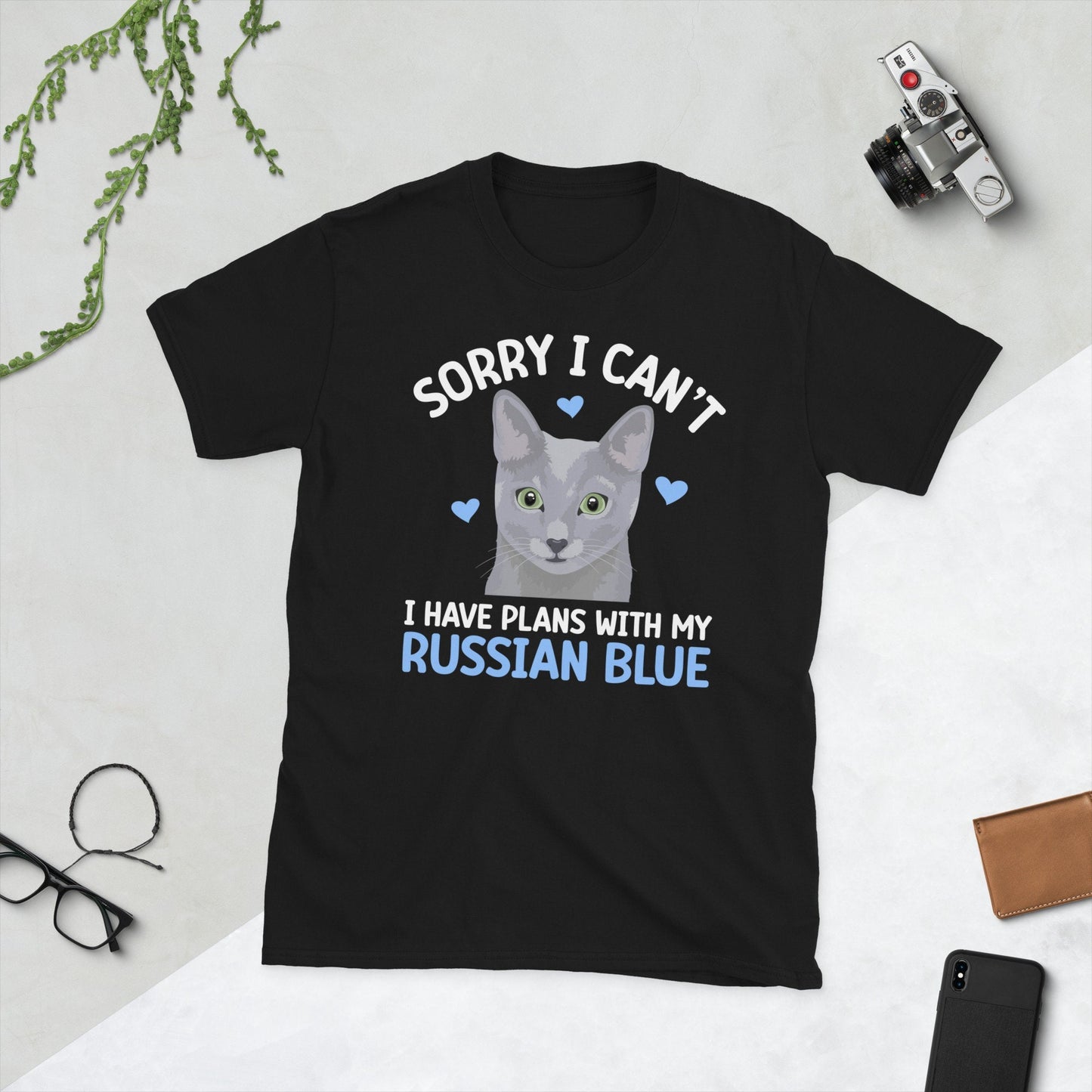 Russian Blue Cat Owner Tee