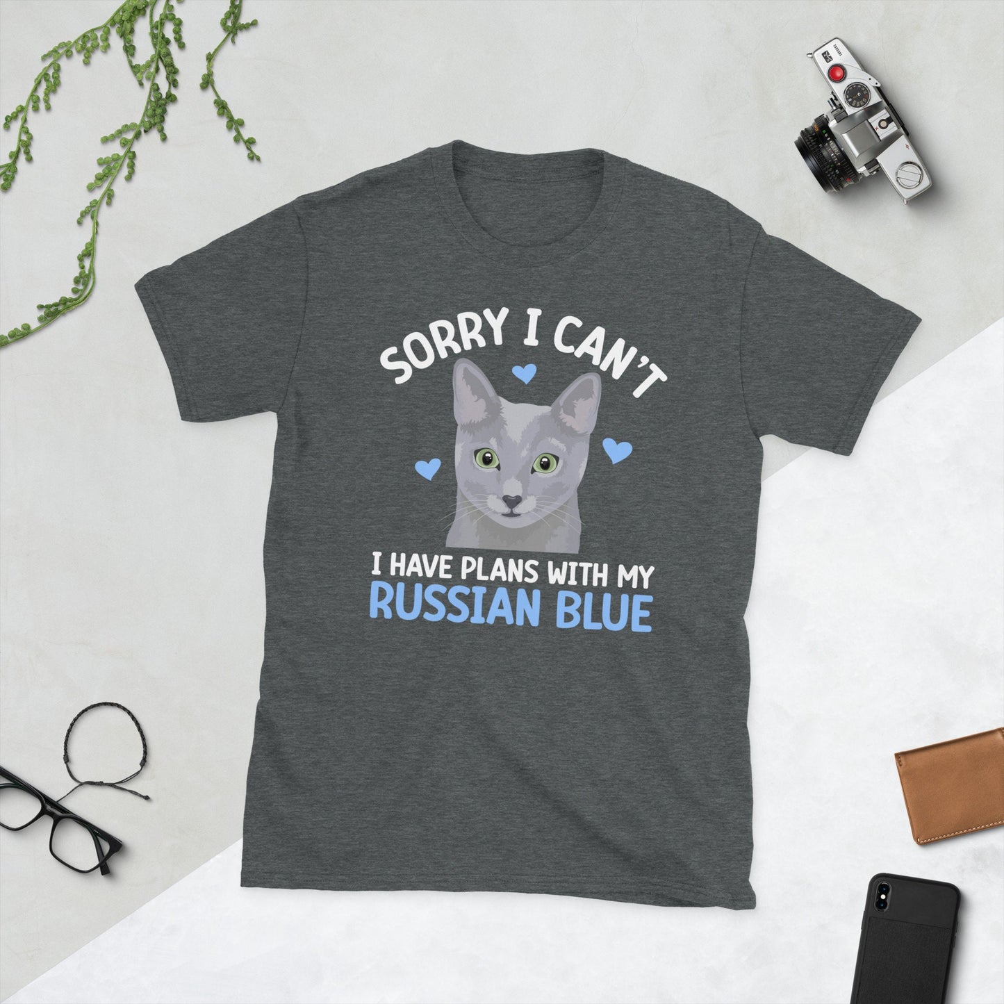 Russian Blue Cat Owner Tee