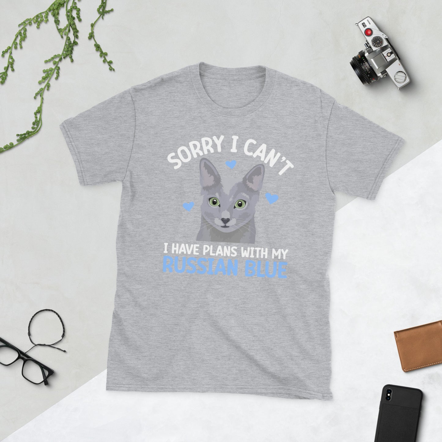 Russian Blue Cat Owner Tee