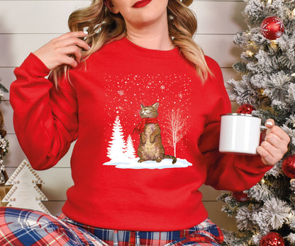 Merry Catmas Sweater New