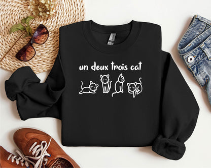 Un Deux Trois Cat Sweater V5