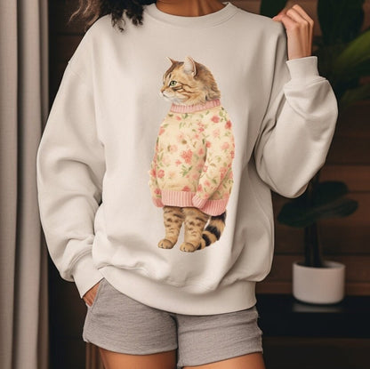 Fat Cat in Sweater