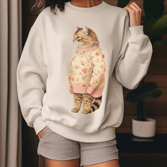 Fat Cat in Sweater