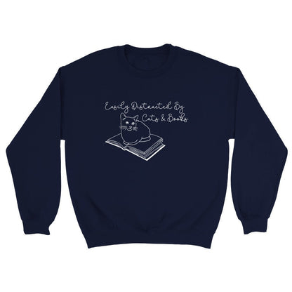 Cat Book Lover Sweater