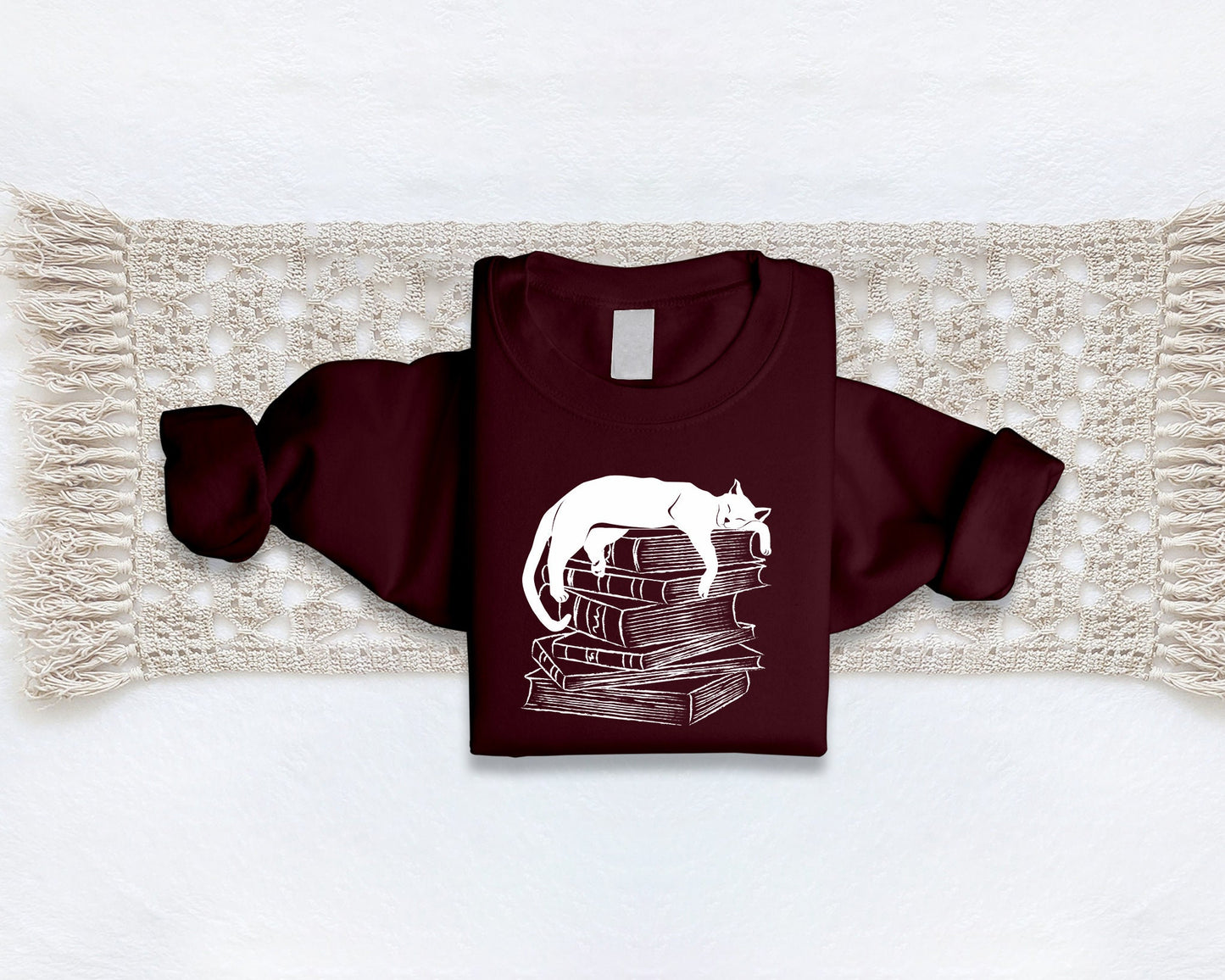 Cat Crewneck Sweatshirt