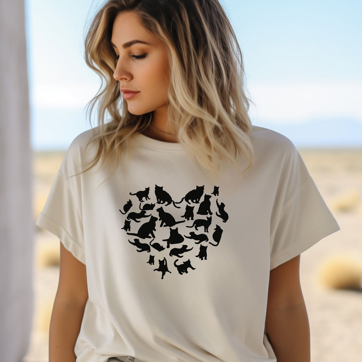 Cat Heart Tee V9