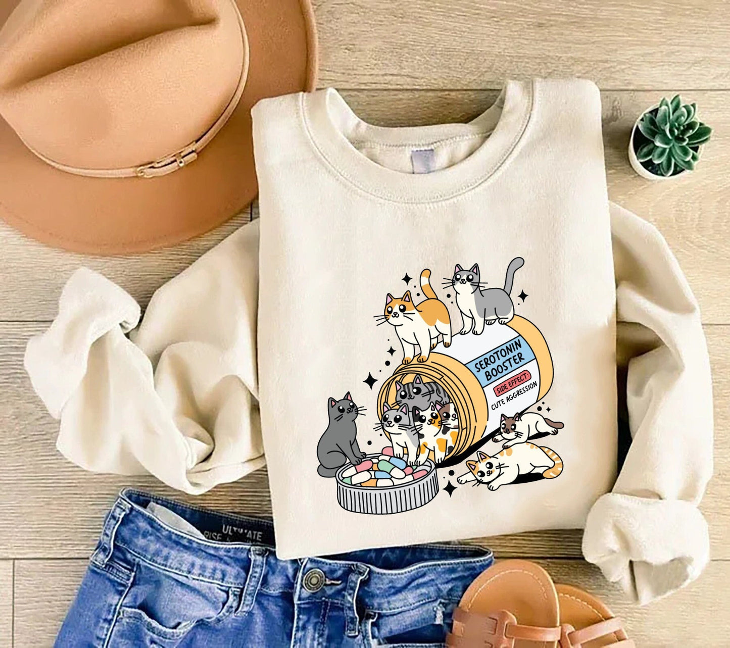 Serotonin Cat Sweater