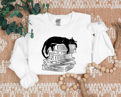 Cat Crewneck Sweatshirt
