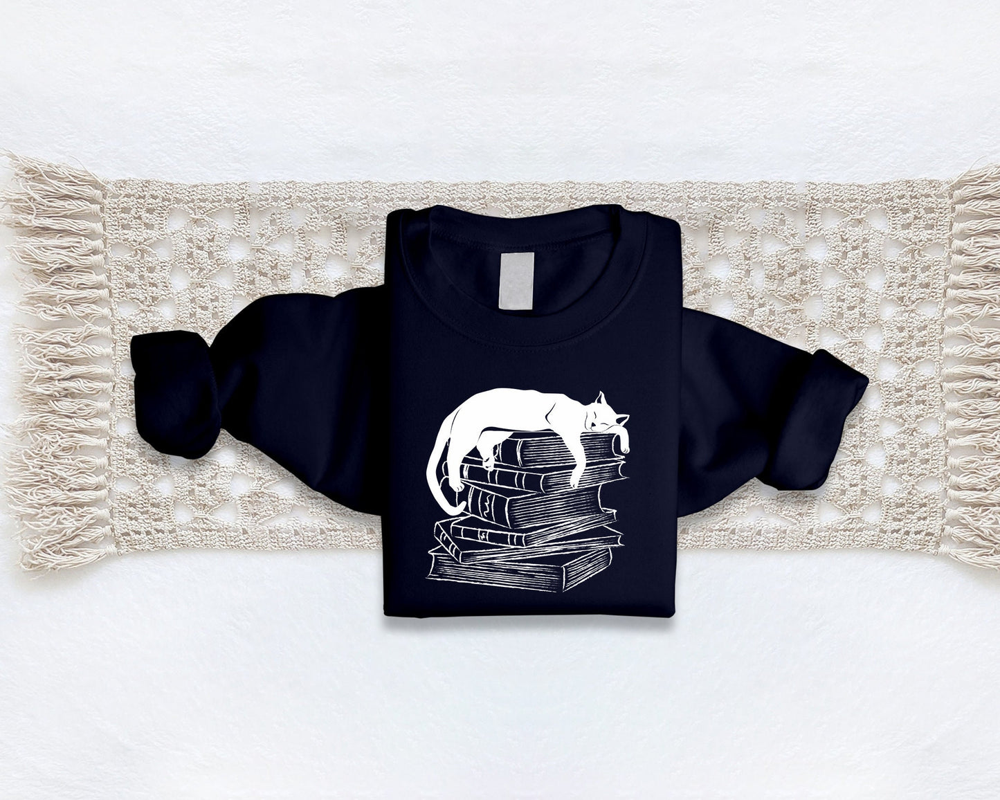 Cat Crewneck Sweatshirt