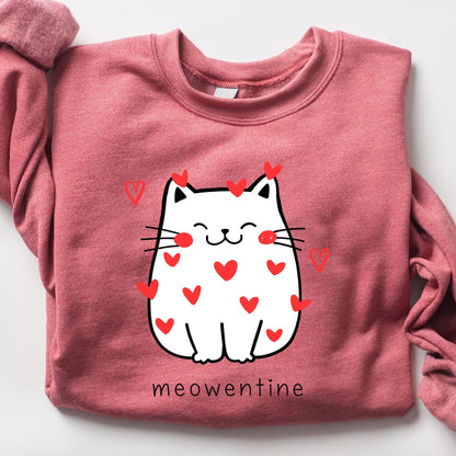 Cute Cat Valentine Sweatshirt V5