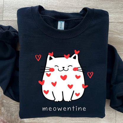Cute Cat Valentine Sweatshirt V5